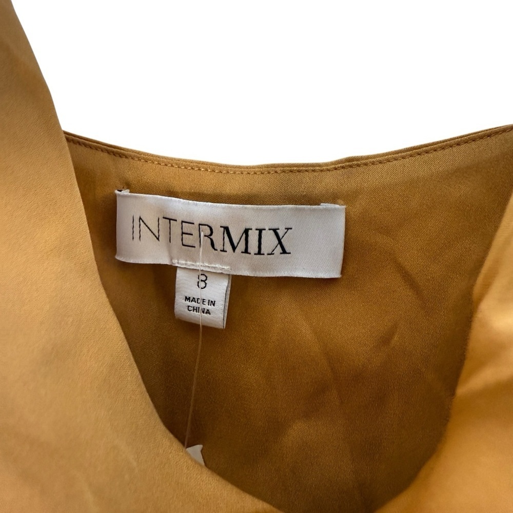 Intermix  Paris Cowl Neck Midi Dress 8 - Picture 7 of 9